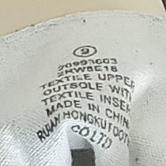 Mens OT Revolution Canvas Sneakers, Black, Size 10 M - Picture 9 of 9